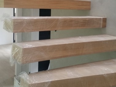 Schody drewniane-schody półkowe 5